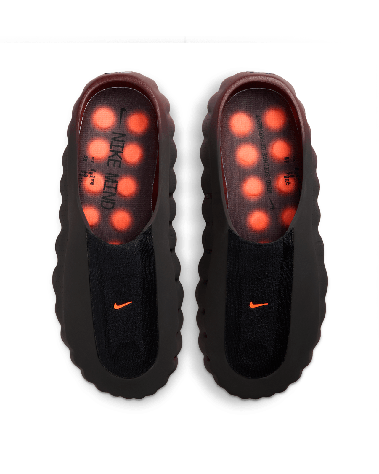 Nike Mind 001 Flyknit Slide Bronze Eclipse Total Orange