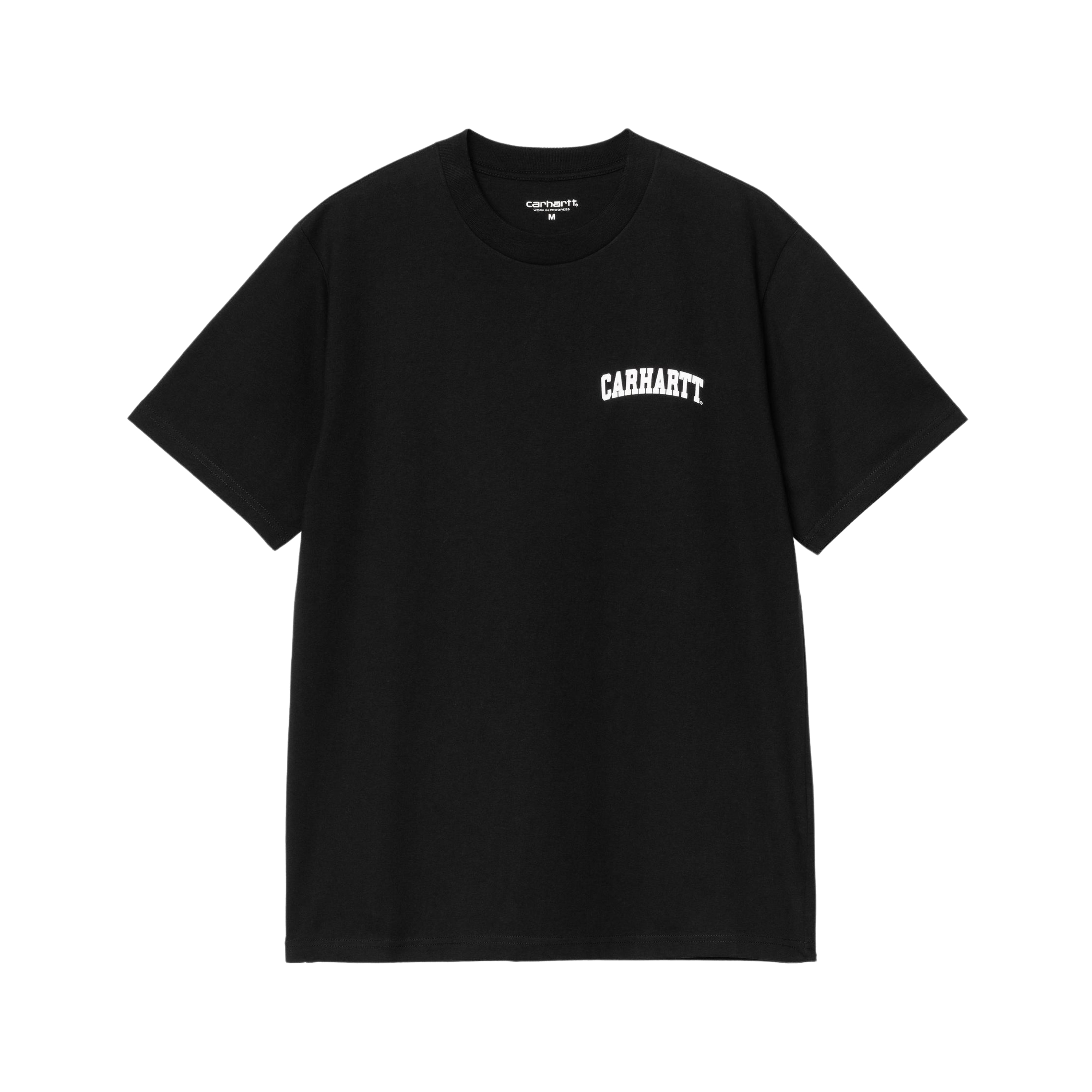 Carhartt WIP S/S University Script T-Shirt Black/White - OnSize