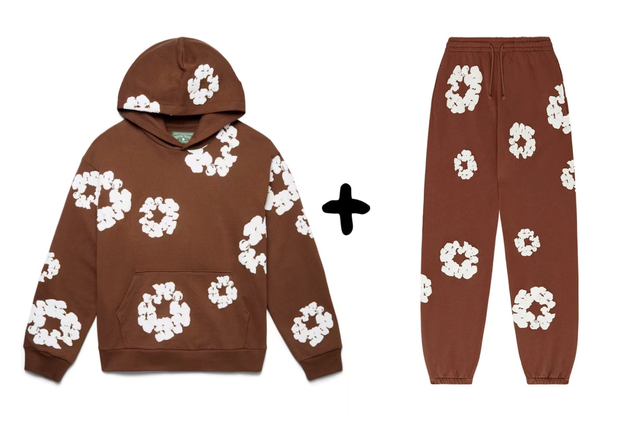 Denim Tears The Cotton Wreath Set Brown - OnSize