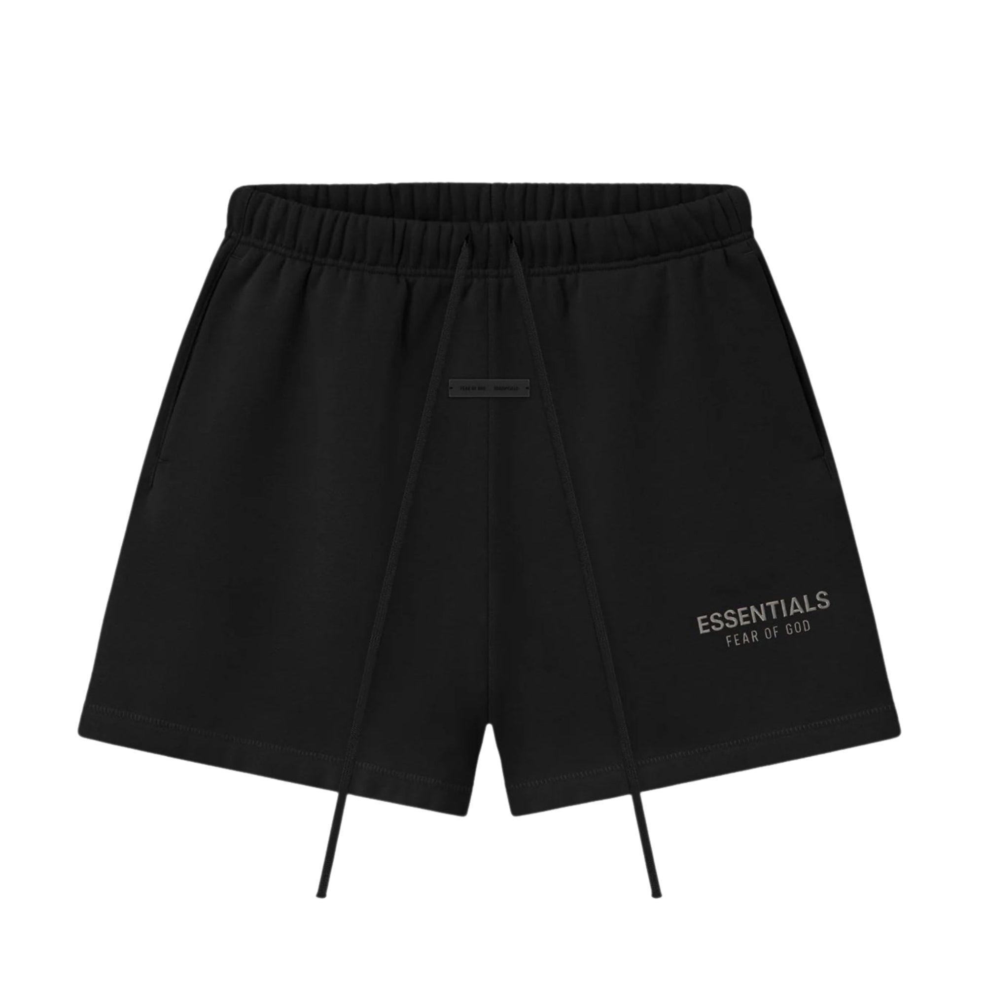 Fear of God Essentials Classic Fleece Sweatshort Jet Black (FW25)