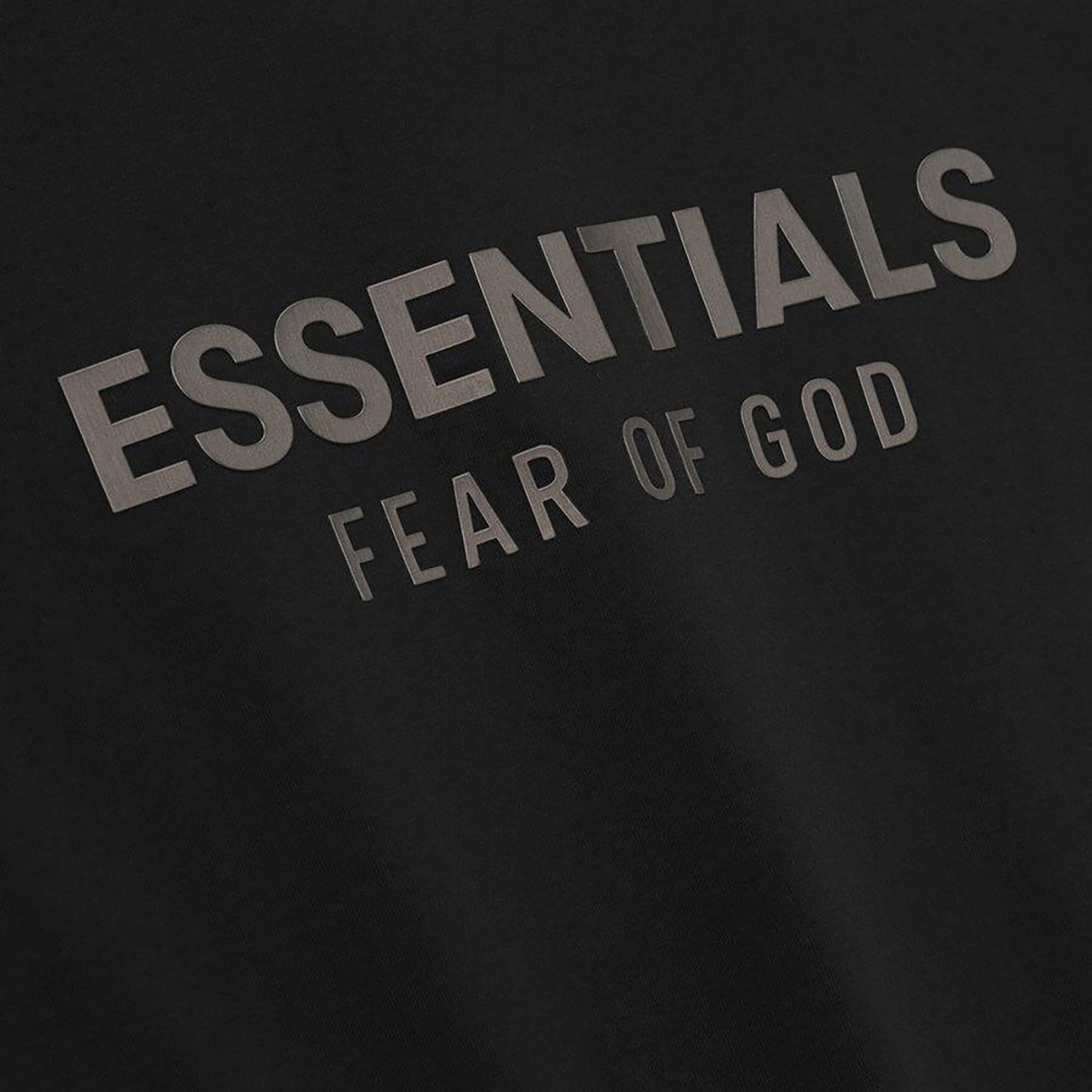 Fear of God Essentials Classic Tee Jet Black (FW25)