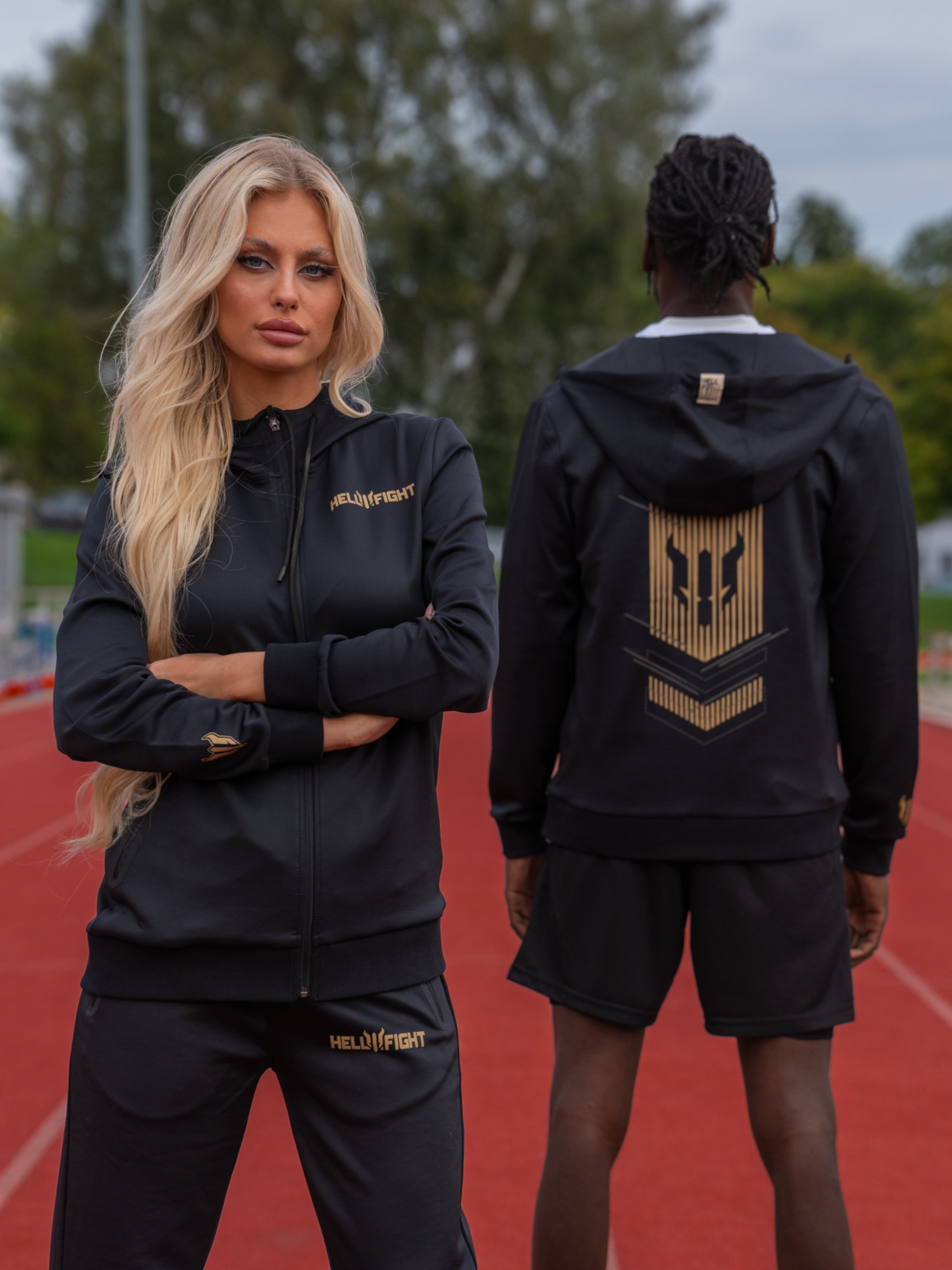 HELL FIGHT Reflective Tracksuit Pants - OnSize