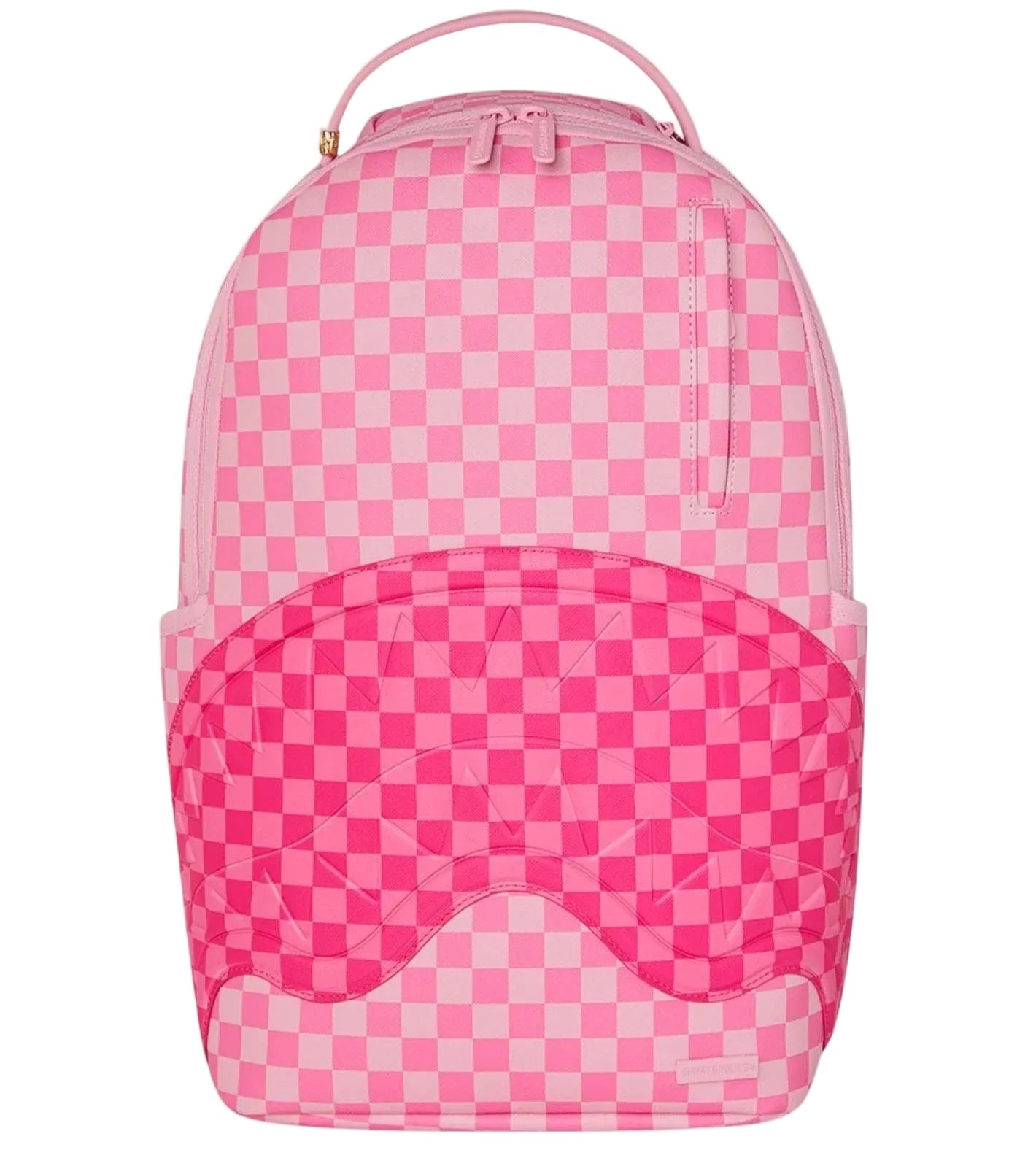 Sprayground Pink Sharks In Paris Patch Backpack