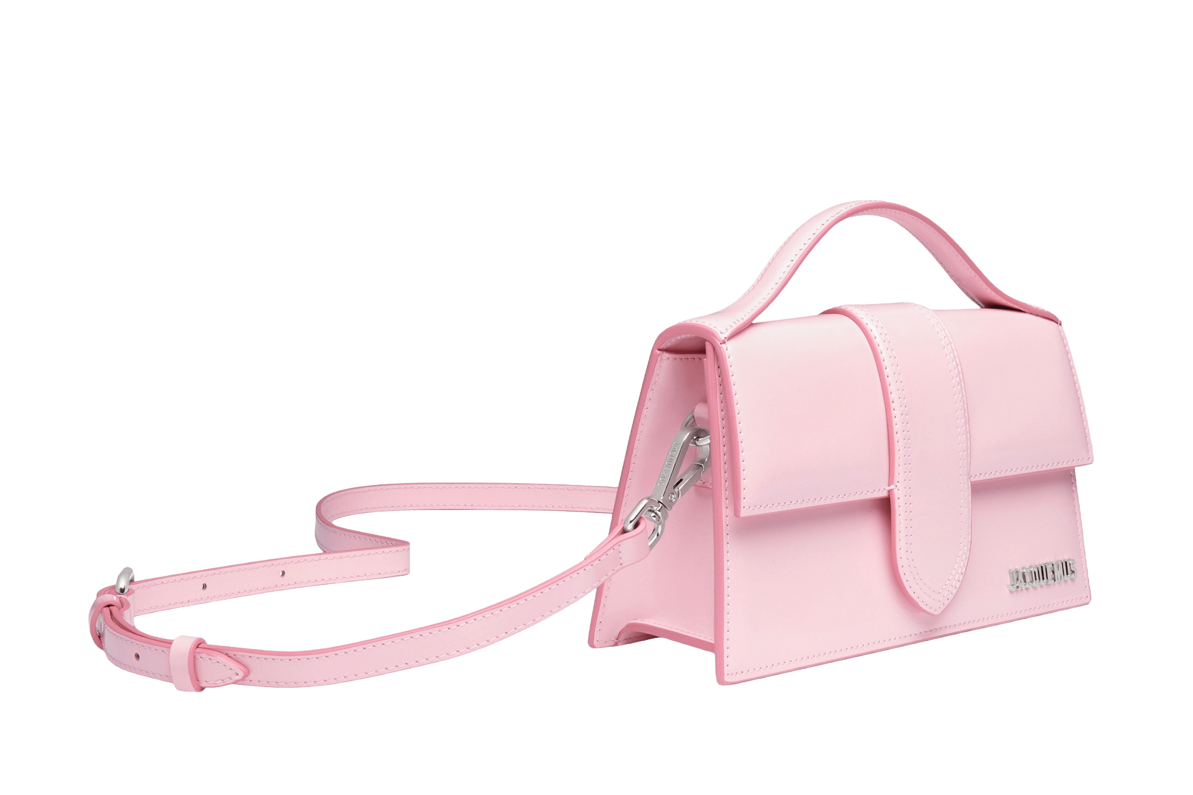 Jacquemus Le grand Bambino Crossbody Strap Handbag Pale Pink - OnSize