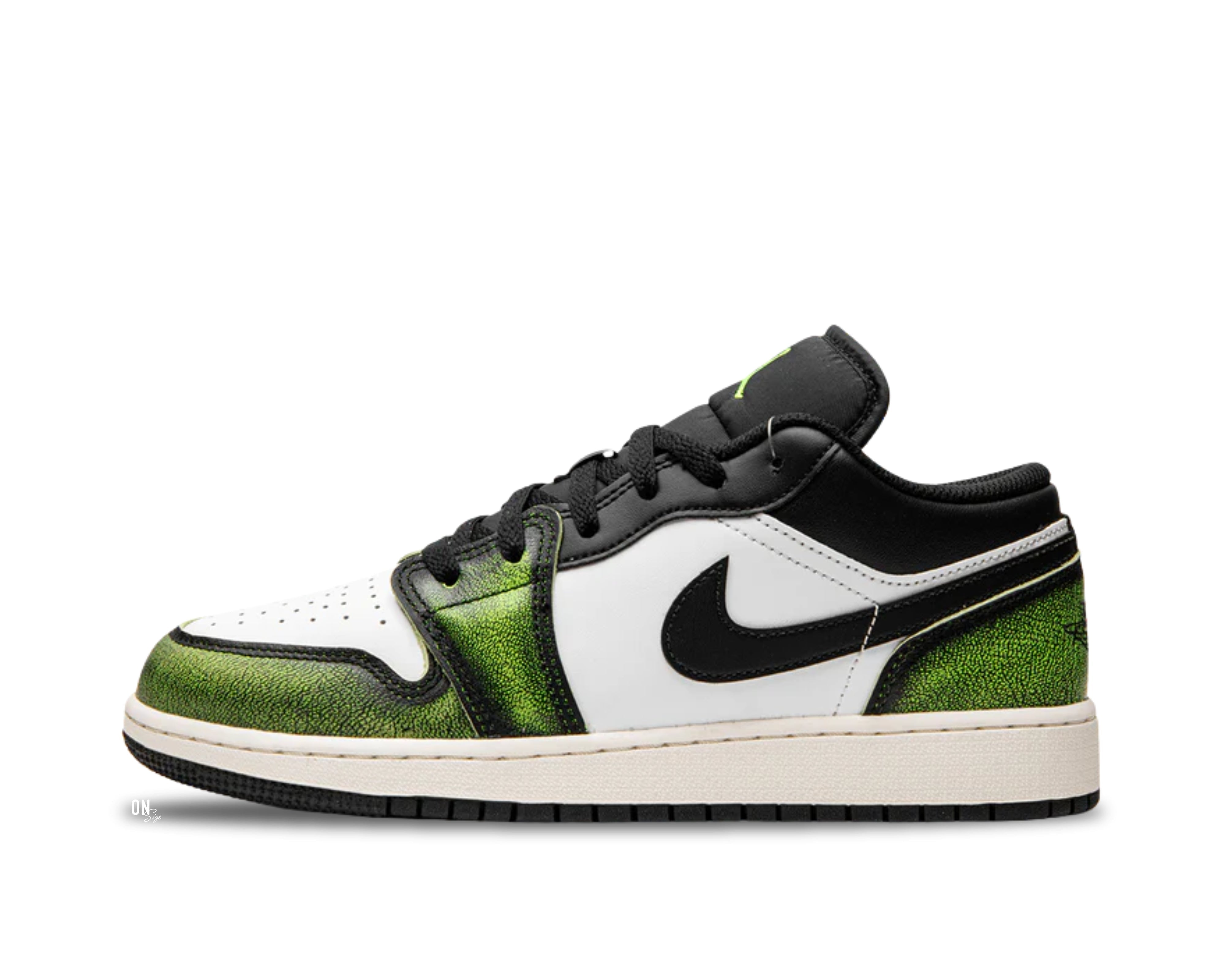 Jordan 1 Low Wear Away Electric Green - OnSize