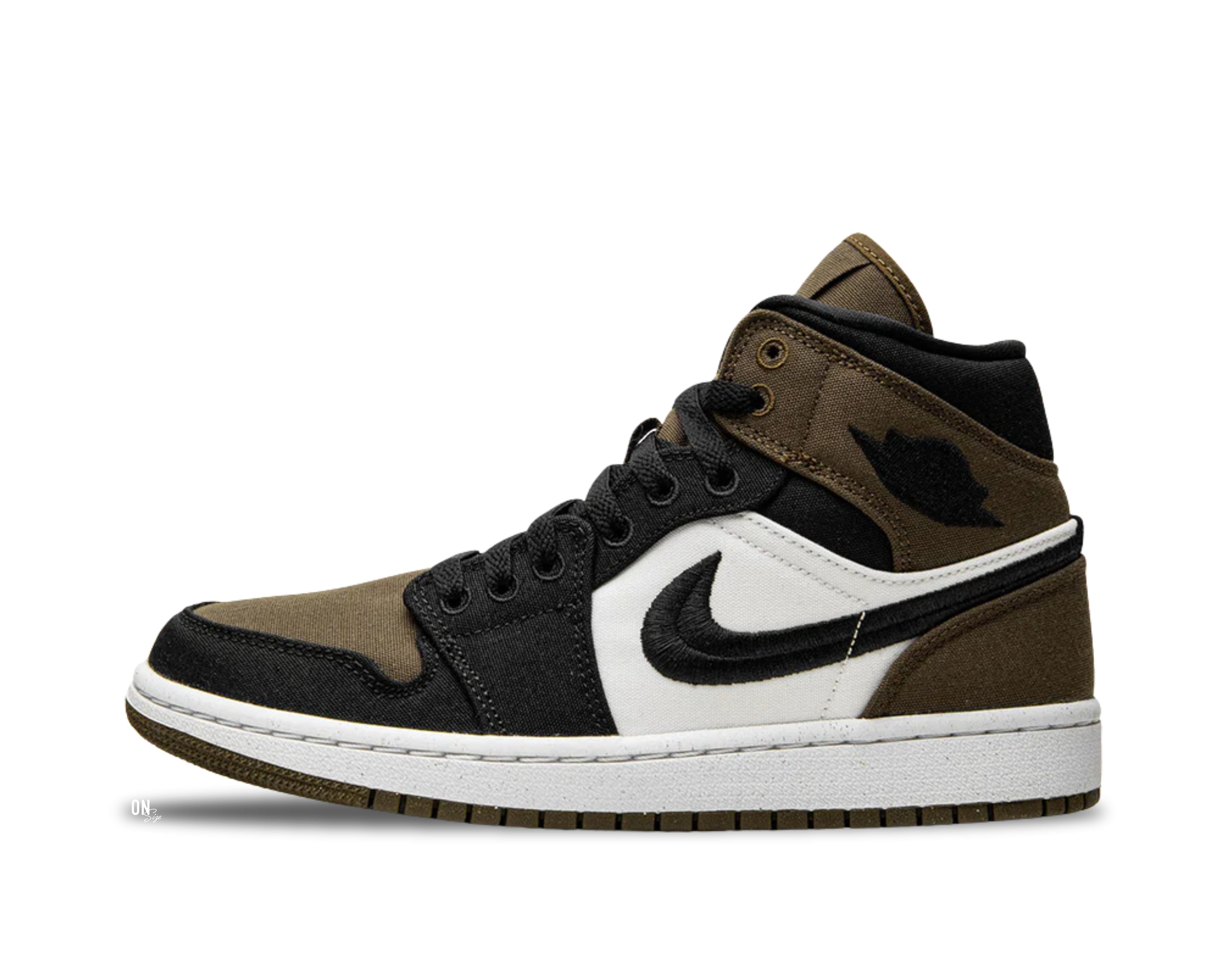 Jordan 1 Mid Olive Toe - OnSize