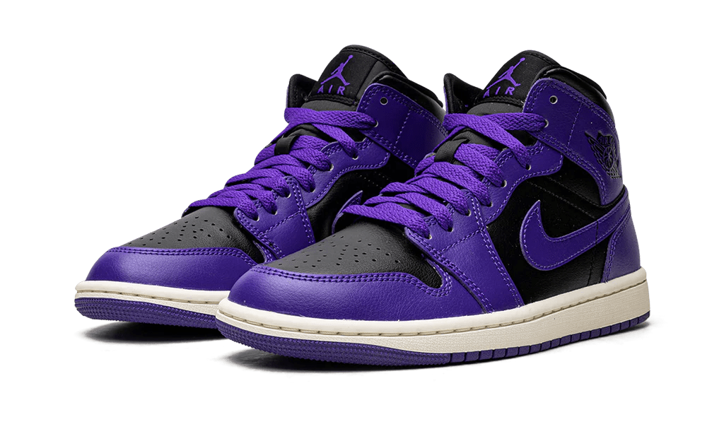 Jordan 1 Mid Purple Black - OnSize