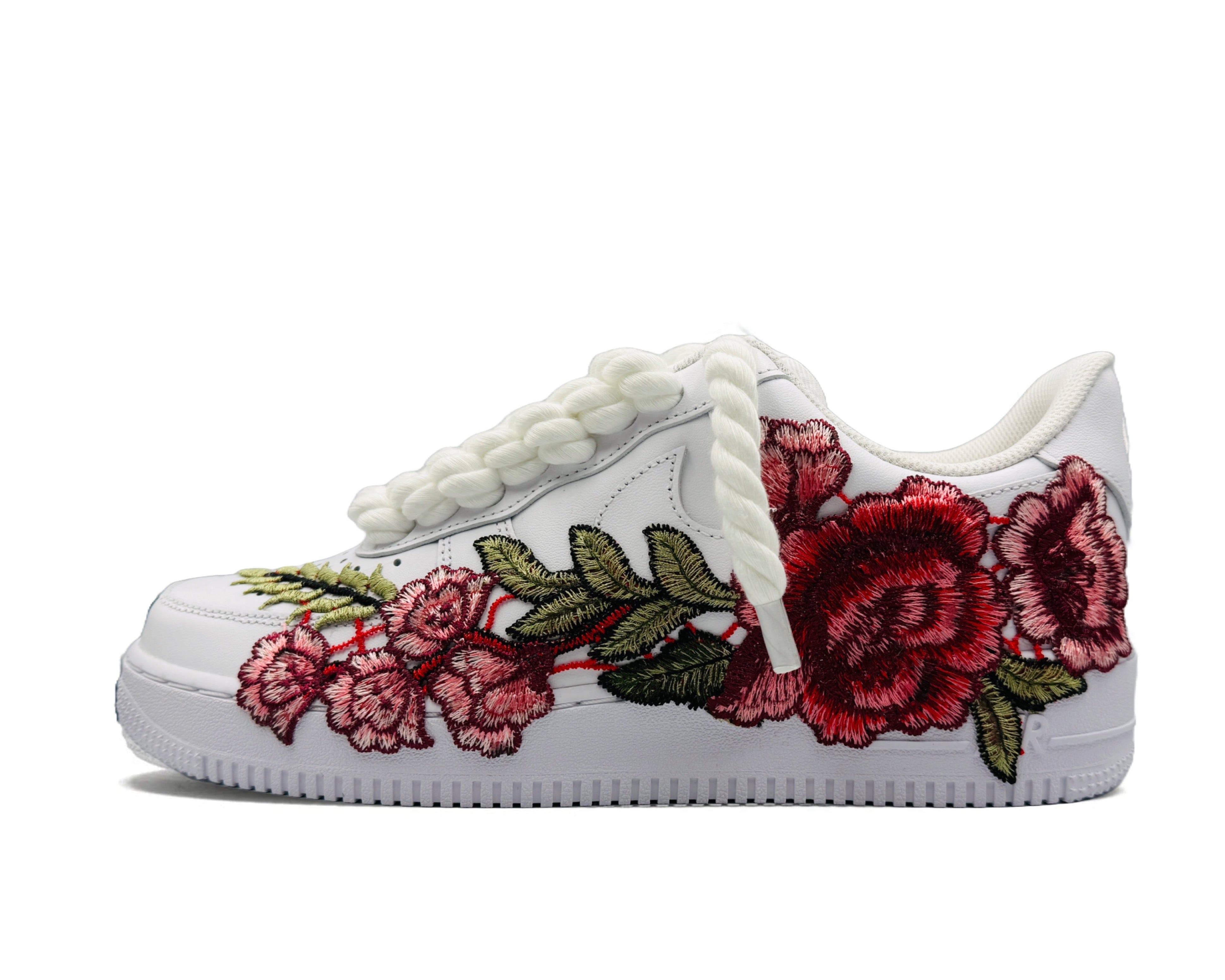 Nike Air Force 1 Low ‘07 White / Rose Rope Laces - OnSize