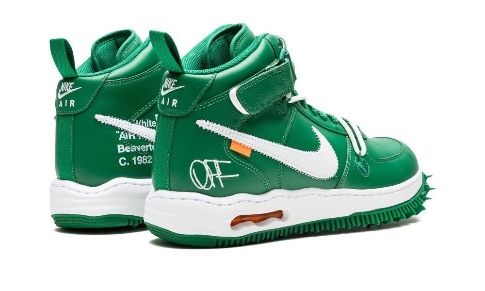 Nike Air Force 1 Mid Off-White Pine Green - OnSize