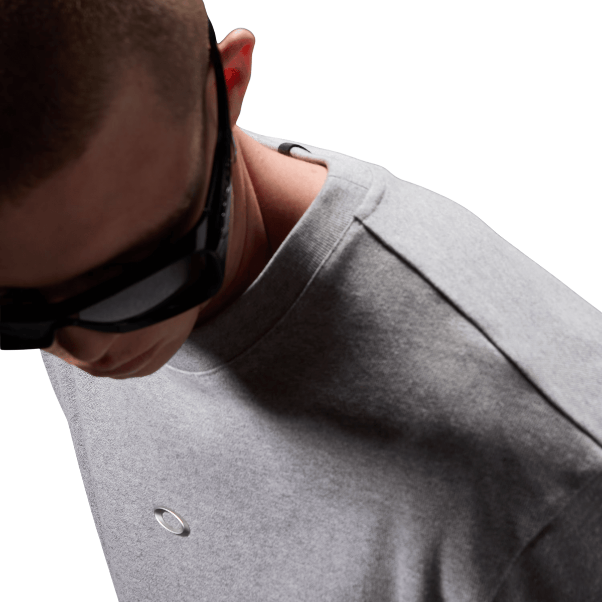 Oakley Reserve Strato Reflective Tee Cement Melange - OnSize