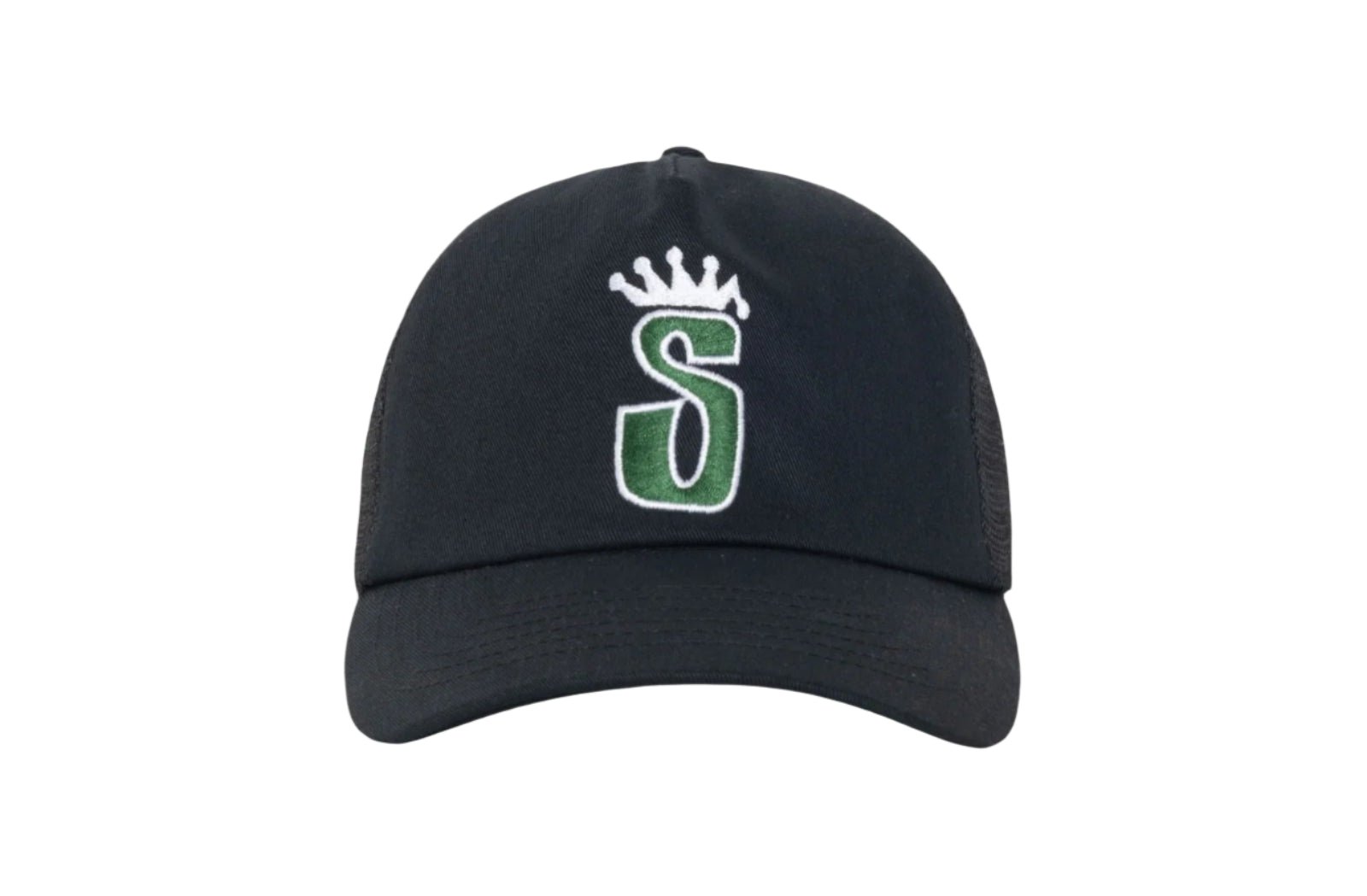 Stussy Trucker S Crown Snapback Shadow Black - OnSize
