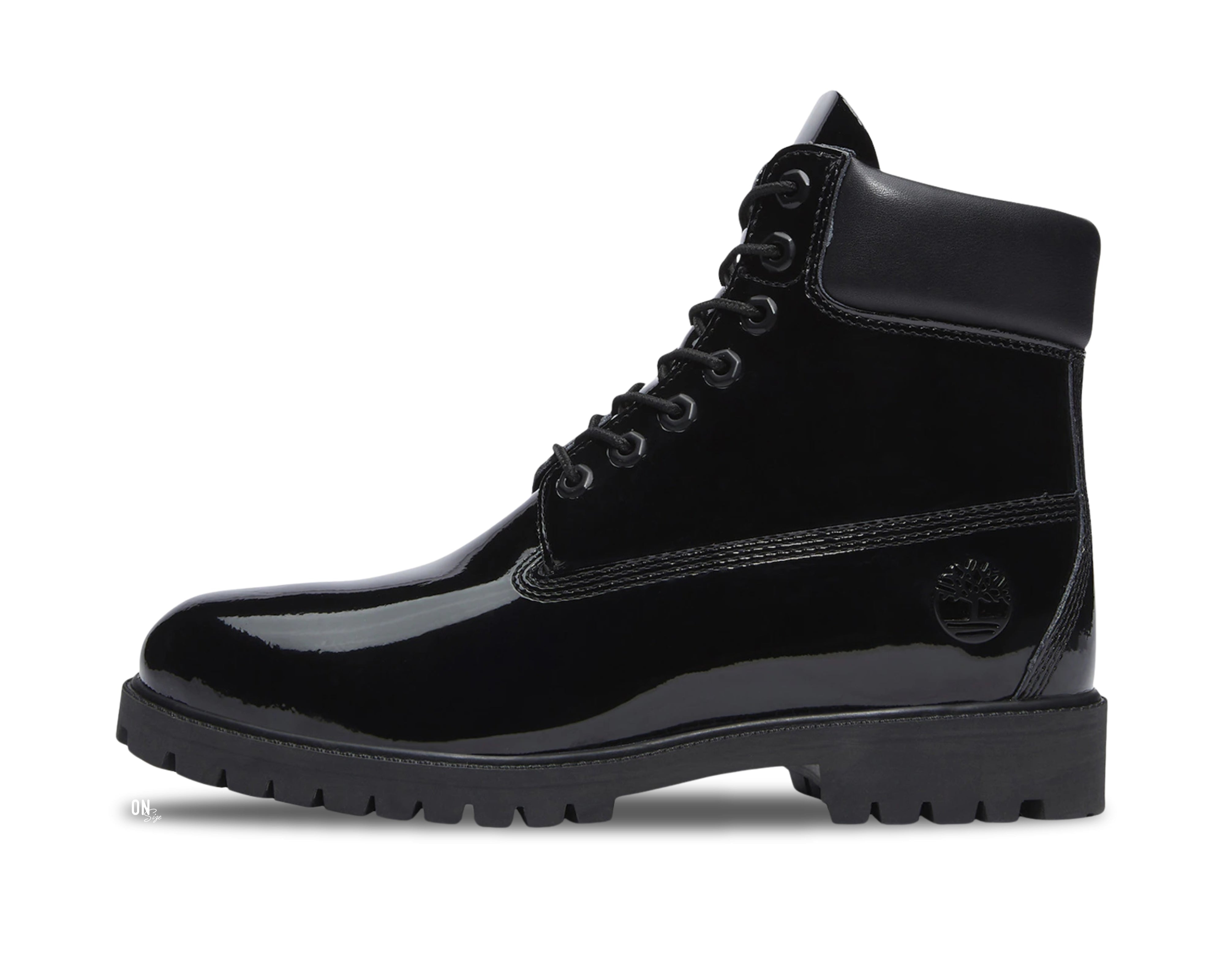 Timberland 6" Premium Waterproof Patent Boots Black - OnSize
