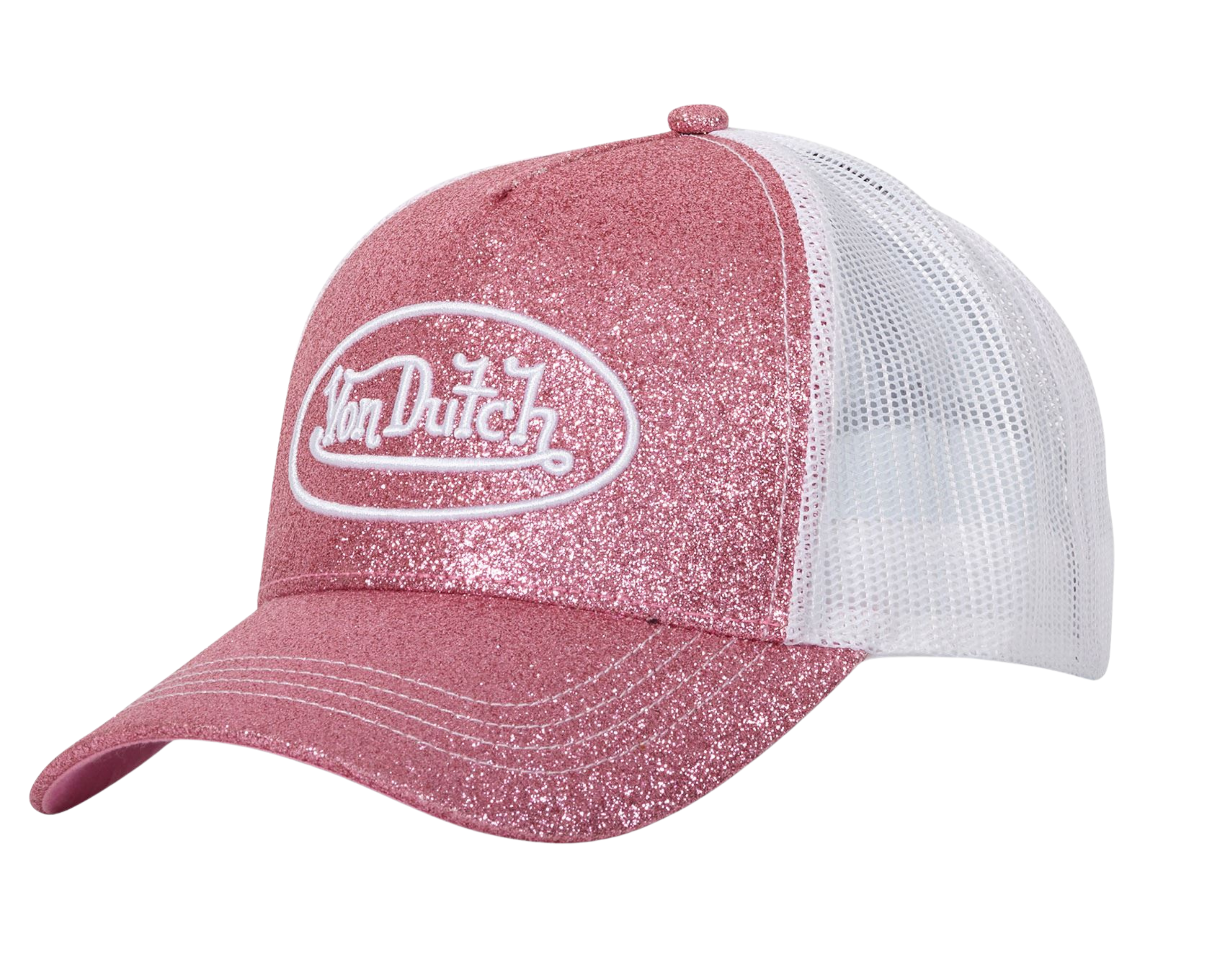 Von Dutch Baseball Cap Glitter Pink