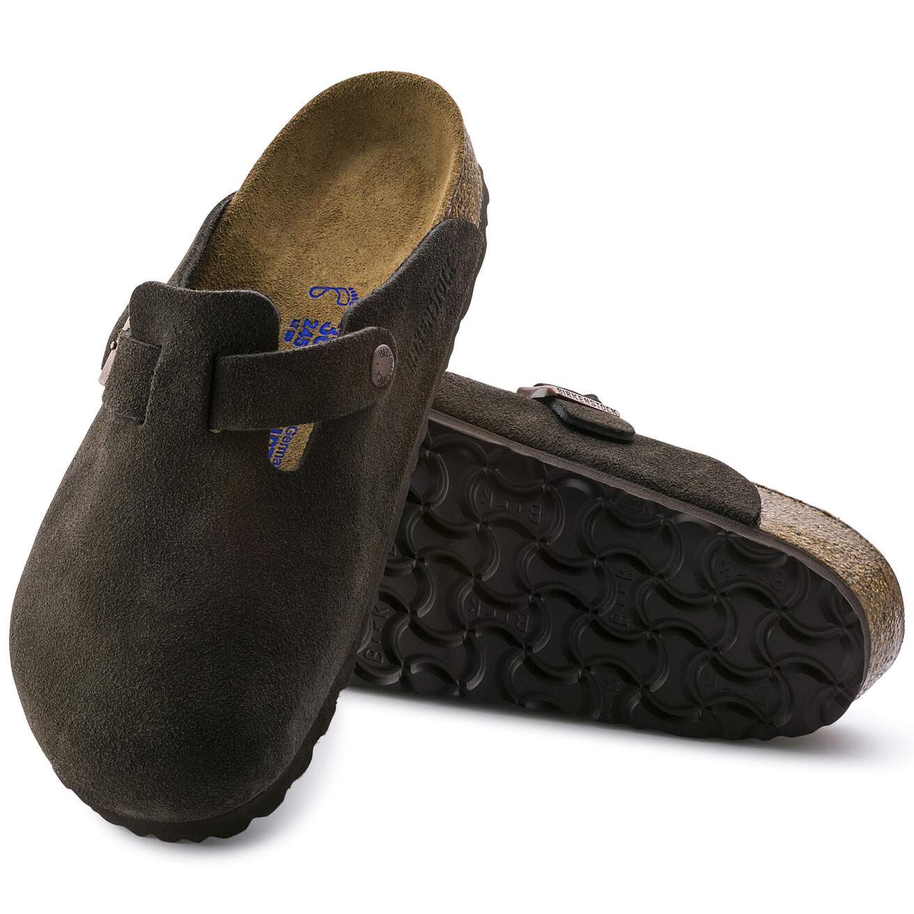 Birkenstock Boston Soft Footbed Suede Mocha - OnSize