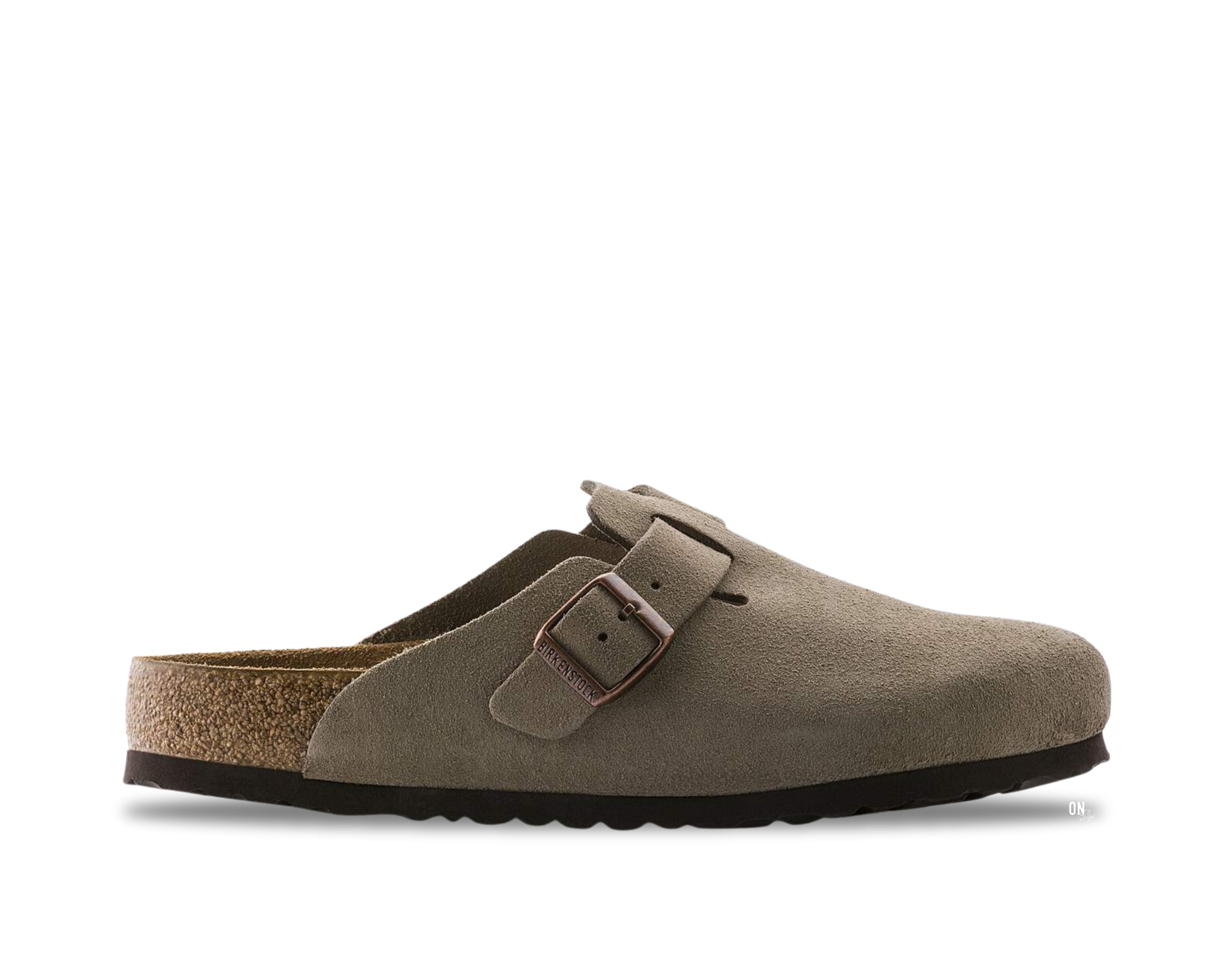 Birkenstock Boston Soft Footbed Suede Taupe - OnSize