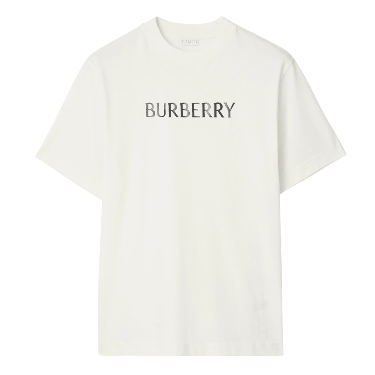 Burberry Logo Cotton T-shirt Chalk White - OnSize