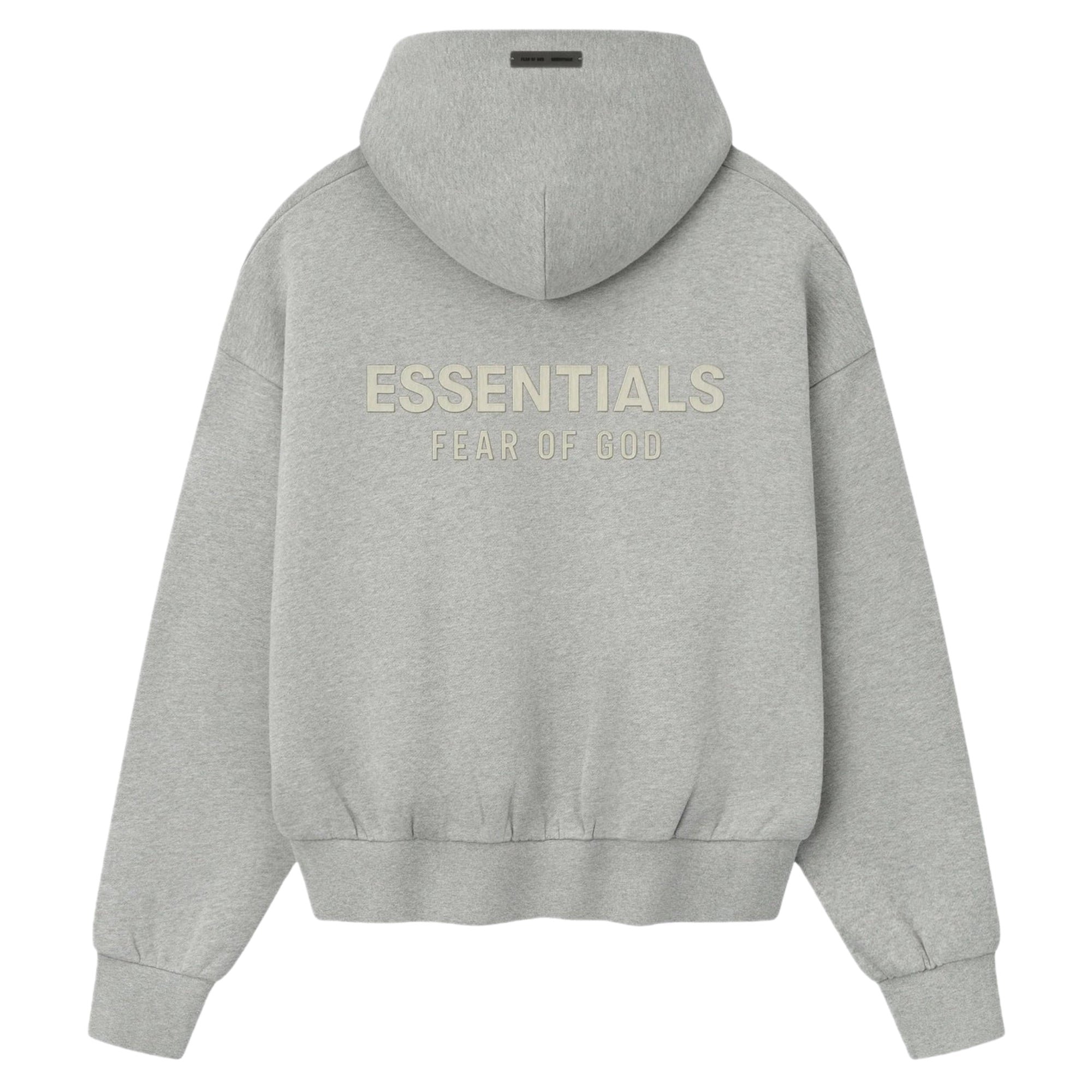 ESSENTIALS fear of god 未使用 Fear of God Essentials Classic Fleece Hoodie Concrete Heather (FW25)