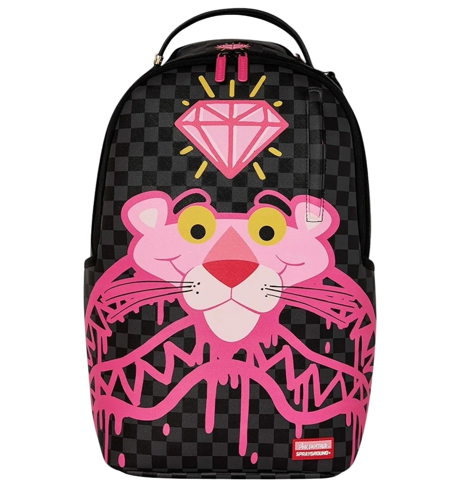 Sprayground Pink Panther Drippy Diamonds Backpack