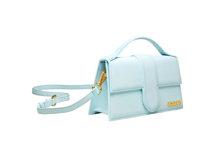 Jacquemus Le grand Bambino Crossbody Strap Handbag Light Blue - OnSize