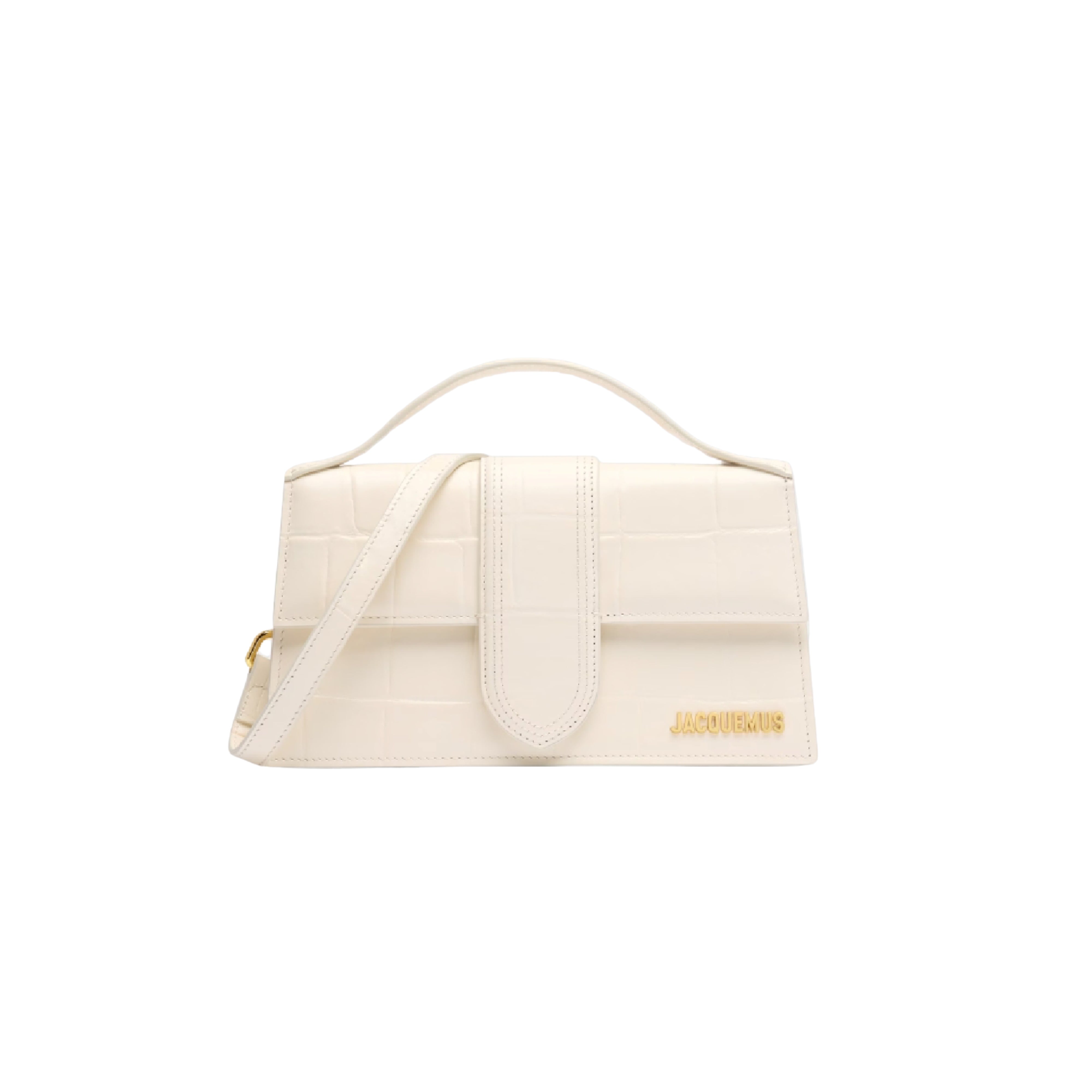 Jacquemus Le grand Bambino Crossbody Strap Handbag Light Ivory - OnSize
