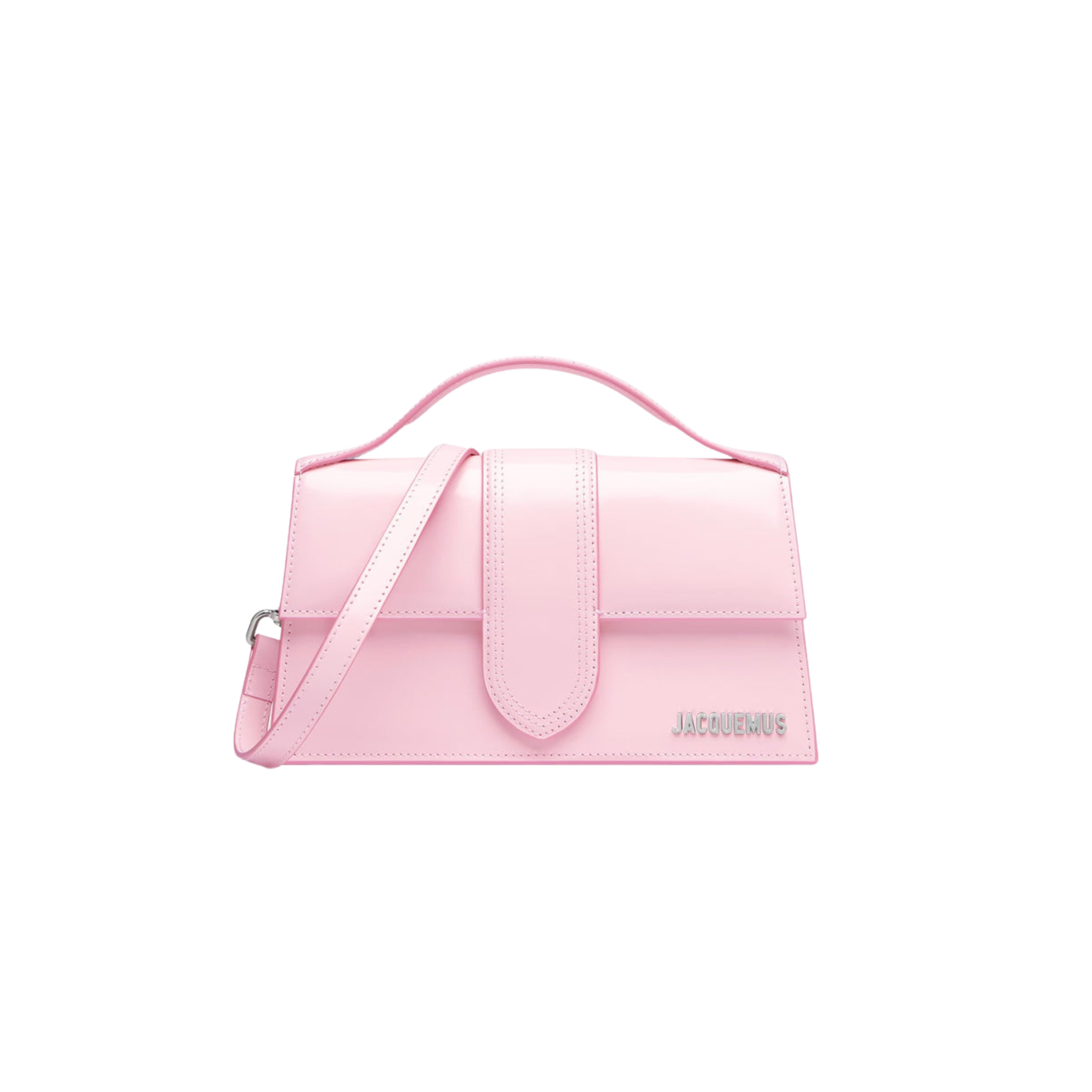 Jacquemus Le grand Bambino Crossbody Strap Handbag Pale Pink - OnSize