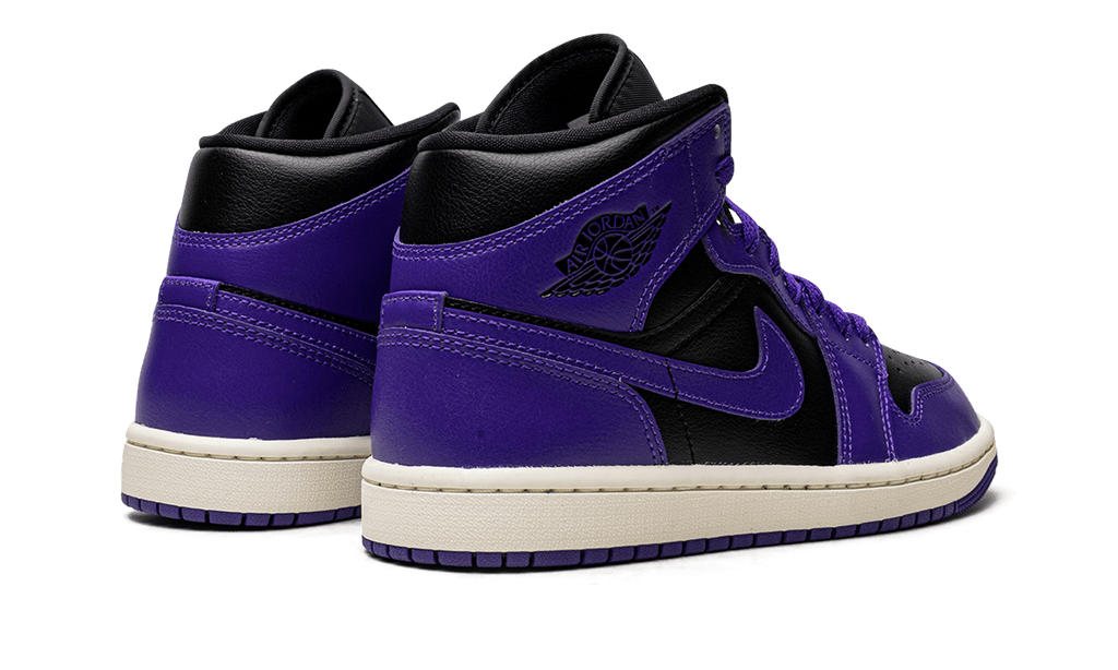 Jordan 1 Mid Purple Black - OnSize