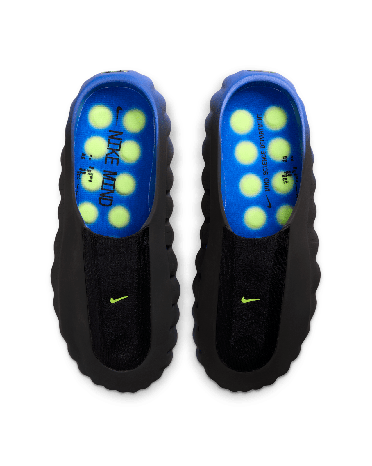 Nike Mind 001 Flyknit Slide Hyper Royal Black - OnSize