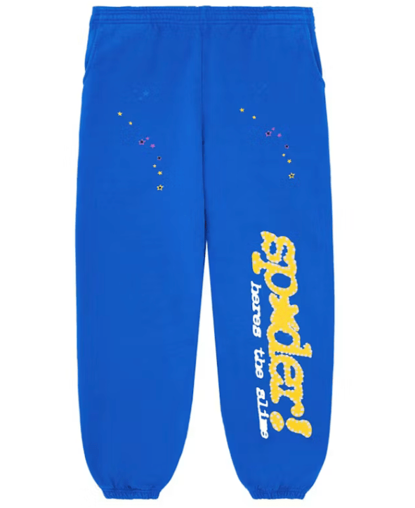 Sp5der TC Sweatpants Blue - OnSize