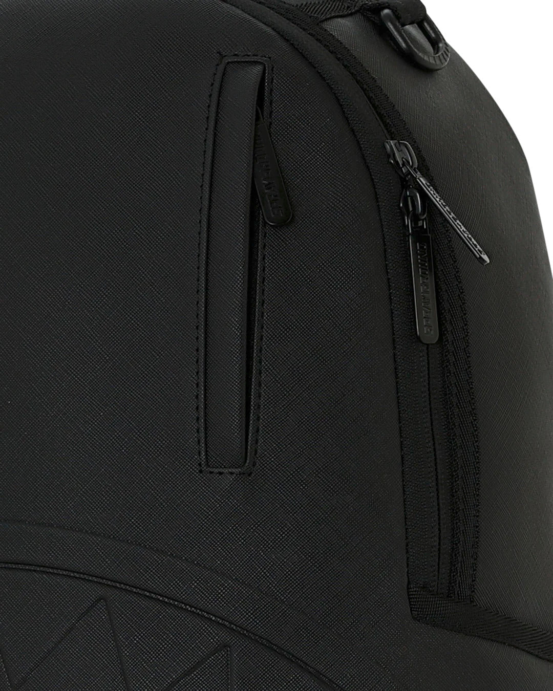 Sprayground Blacked Out Embossed Gold Tooth Backpack - OnSize