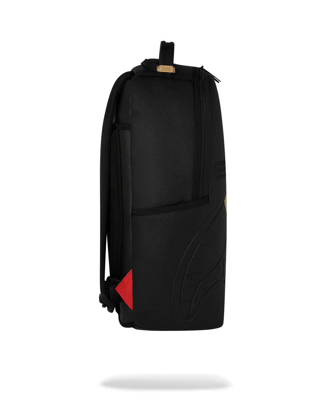Sprayground Blacked Out Embossed Gold Tooth Backpack - OnSize