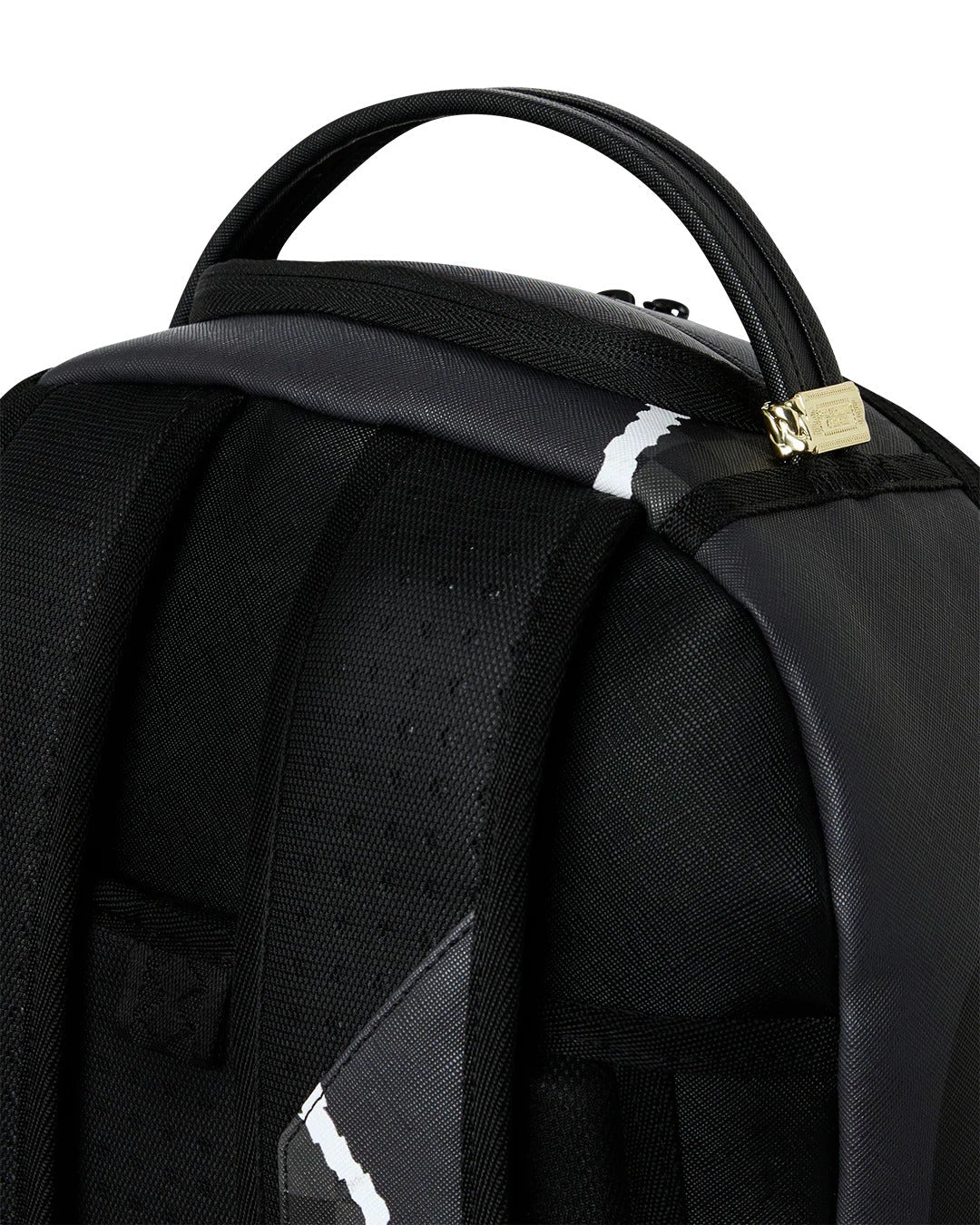 Sprayground Center Rip Revealing Gray Check Backpack - OnSize