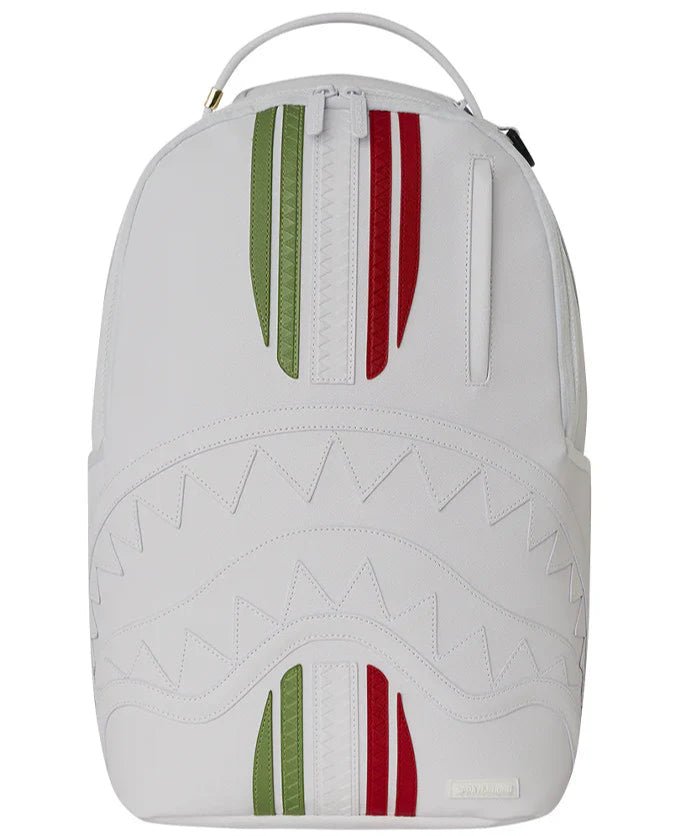 Sprayground Italy Racing White Backpack - OnSize