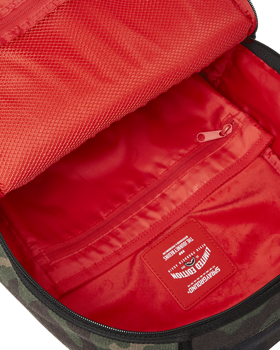 Sprayground Shark Central Camo DLXS Backpack - OnSize