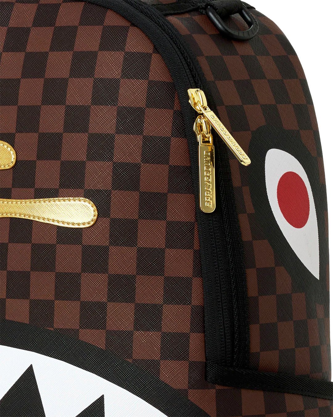 Sprayground Sharks In Paris Gold Drip Backpack - OnSize