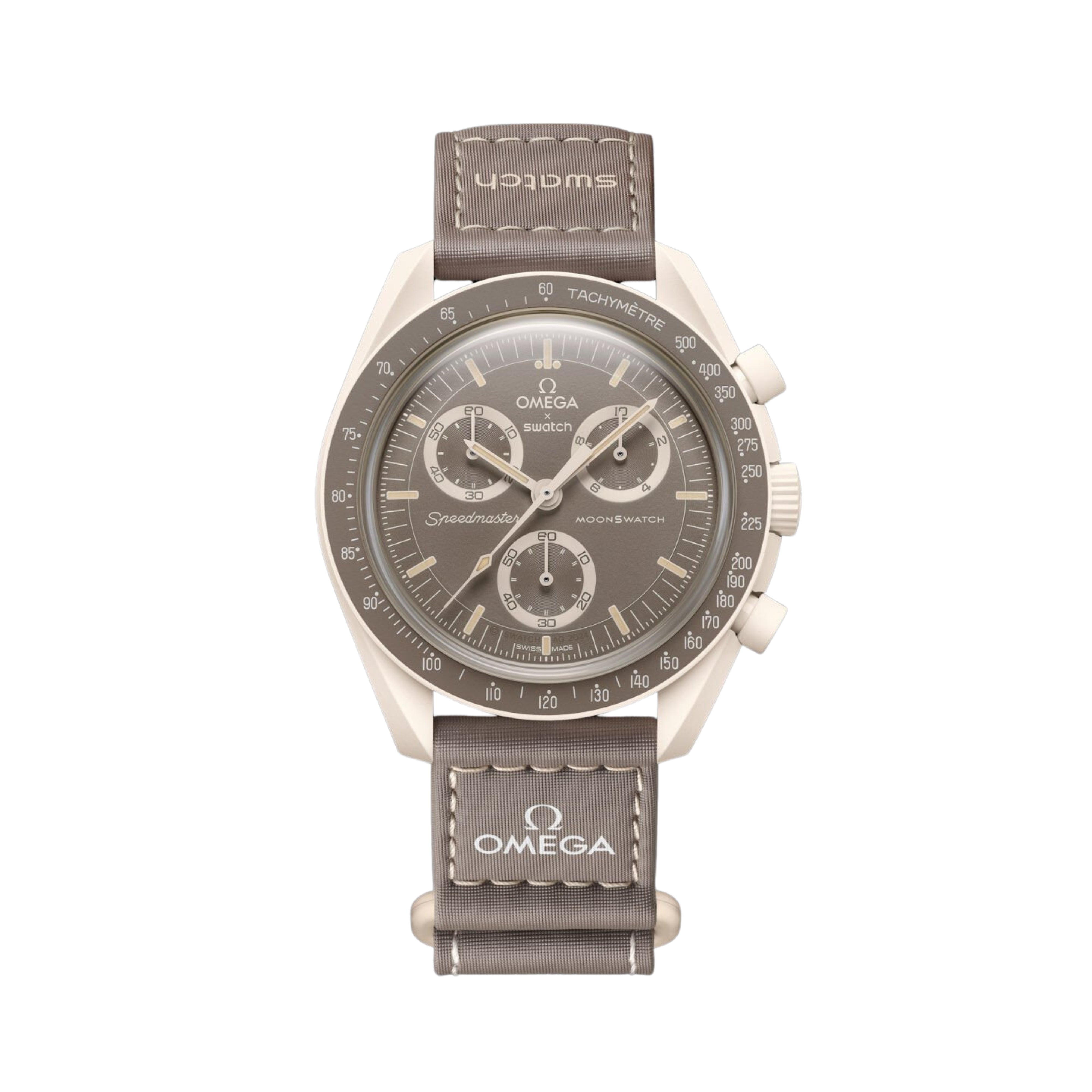 Swatch x Omega Bioceramic Moonswatch Mission On Earth Desert - OnSize